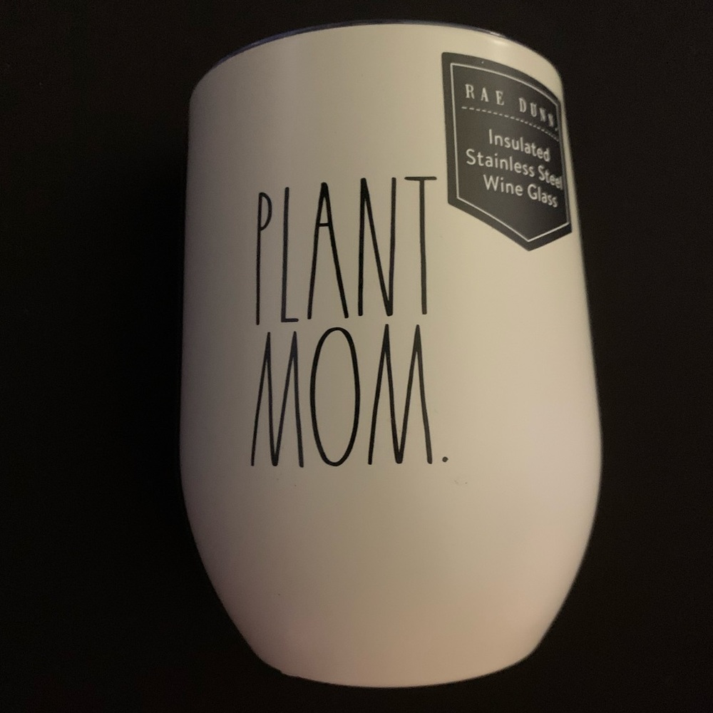 Brand-New Rae Dunn Double-Walled Mug w/ Lid 12oz